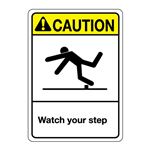 ANSI Watch Your Step Sign